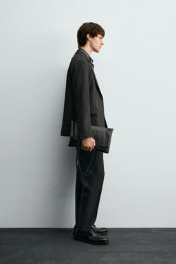 SLIM FIT SUIT TROUSERS - Zara фото 4