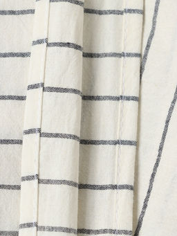 Постельное бельё евро «Этель» White stripes, жатый хлопок