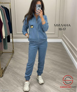 Вельветовый женский костюм