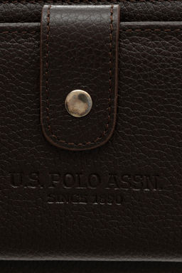 Мужской коричневый кошелек Неожиданная скидка в корзине - U.s. polo assn фото 7