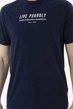 Мужская темно-синяя футболка - U.s. polo assn фото 6