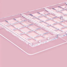 Форма для шоколада KONFINETTA «Плитка», 27×13.5×2.5 см, 4 ячейки, пластик, прозрачная