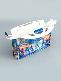 Цена за 2 шт. Подарочная новогодняя коробка «Вечерняя мелодия», Портфель макси широкий, 37×8×20.2 см