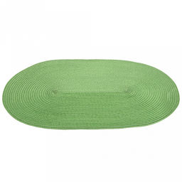 Салфетка под горячее (термосалфетка) Овальная 45х30см, ПВХ, цвет - фисташковый (Китай) - Домашняя мода фото 2