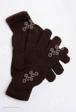 Перчатки взрослые из монгольской шерсти (арт. 04123) - Тод оймс ххк фото 2