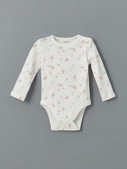 Bask?l? K?z Bebek ??t??tl? Bodysuit 2li