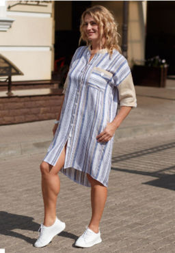 Платье 70% лен, 30% вискоза