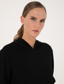 Siyah Oversize Sweatshirt