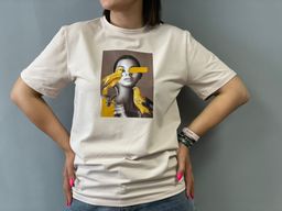 ВЫСОКОЕ КАЧЕСТВО Футболка с принтом 95% ХЛОПОК - Knitka wear фото 3