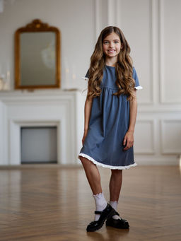 Платье S0213 - Радужный Хлопок фото 2