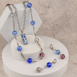 Серьги из муранского стекла SHINE LC3467