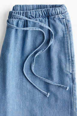 Pantal?n denim con cord?n de ajuste Feather Soft - H&m фото 9