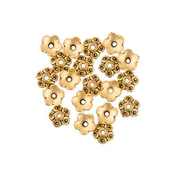 Zlatka Розетка для бус MFR-09 8 мм 20 шт 02 под золото