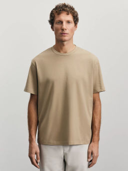 Футболка из смесового хлопка / Zarina  фото 3