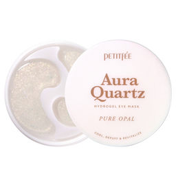 Petitfee Aura Quartz Hydrogel Eye Mask 40ea /60 - Охлаждающие патчи от морщин и отеков 40шт