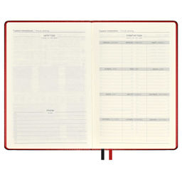 Ежедневник недатированный ESCALADA, А5, 160 л., арт. 63975/ 15 САРИФ КРАСНЫЙ  фото 7