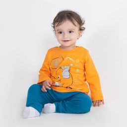 CRB wear/CWNB 62833-29-285 Джемпер для мальчика, оранжевый/Ex.Cherubino