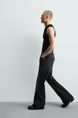 JEANS FLARE FIT / Carb?n - Zara фото 6
