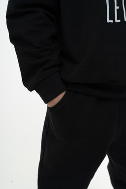 Костюм детский черный тедди байкер