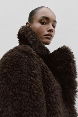 FAUX SHEARLING JACKET