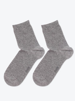 Цена за 2 пары CONTE 3DSOCKS Носки женские серый меланж - Conte elegant фото 5