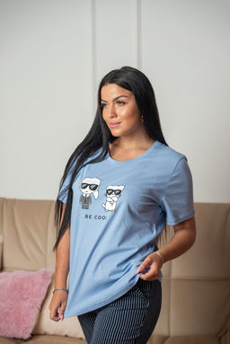 Футболка ( БЕЗ ВЫБОРА РАСЦВЕТКИ !) женская (В ассортименте) - А-дина фото 3