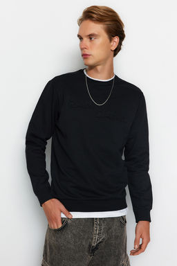 TRENDYOL MAN Haki Regular/Normal Kesim Yaz? Kabartma Bask?l? Sweatshirt TMNAW22SW1295 - Trendyolmilla фото 2