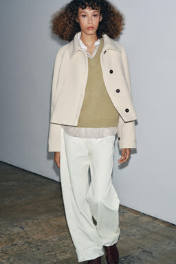 ZW COLLECTION SHORT WOOL COAT