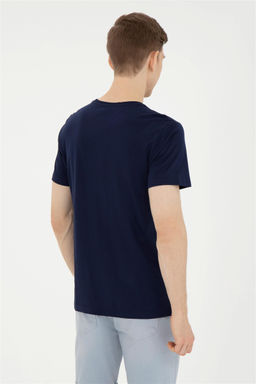 Мужская темно-синяя футболка - U.s. polo assn фото 5