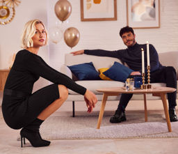 Трикотажное платье ESMARA с блестками фото 4