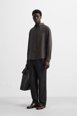 100% LINEN SHIRT - Zara фото 7
