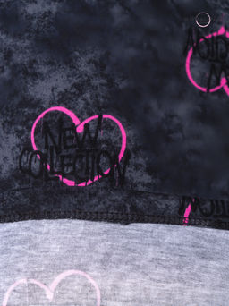 Костюм Мун варенка графит сердце-ягода - Sovalina фото 5