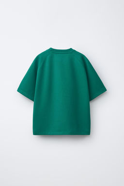 CONJUNTO CAMISETA Y BERMUDA INTERLOCK / Verde - Zara фото 3