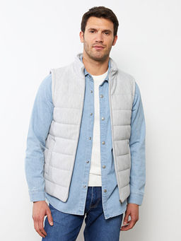 Standart Kal?p Dik Yaka Erkek Yelek