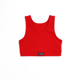 Топ базовый детский, красный - Inzibe фото 4
