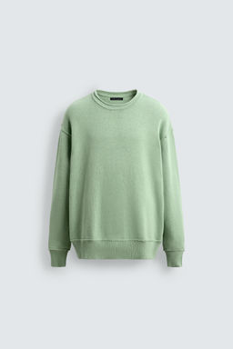REVERSE EFFECT COTTON SWEATER - Zara фото 7