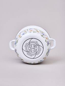 НАБОР КАСТРЮЛЬ AGNESS ЭМАЛИРОВАННЫХ СЕРИЯ SENTIMENT, 6ПР. 1,5/2,8/3,6Л, 16Х10/20Х12/22Х13СМ  фото 5