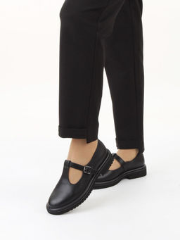 06-M47-13 BLACK Туфли женские (натуральная кожа)