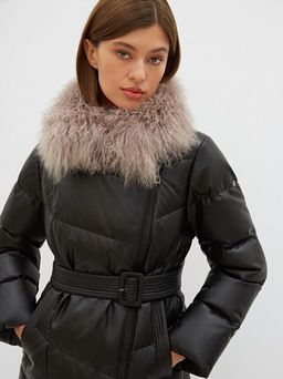 Conso/WDMPF 210527 - nero Пуховое Пальто фото 9