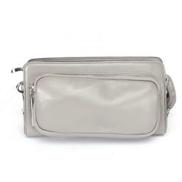 Сумка женская натуральная кожа GU 2033-2573, 1отд, плечевой ремень, св, серый SALE SALE 239452 - Adelia фото 7