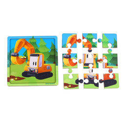 Пазл Экскаватор - Лесная мастерская фото 9