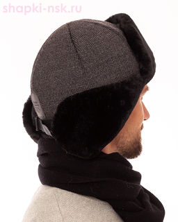 F 409 Ушанка мужская (58-61)