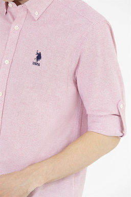 U. S. Polo Assn Мужская красная рубашка с длинным рукавом Неожиданная скидка в корзине - U.s. polo assn фото 7
