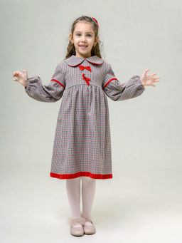 ДЛ 26-3 платье для девочки Мира красный