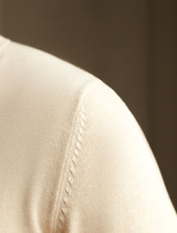 Джемпер-поло из хлопка с нейлоном - Vilatte фото 7