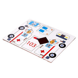 Сборная модель-автомобиль Скорая, (П1001) - Лесная мастерская фото 4