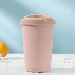 Термостакан пластиковый phibo, 400 мл, d=9.8 см, h=15.6 см, МИКС