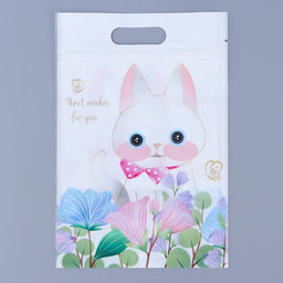 Цена за 50 шт. Пакет подарочный, с zip-lock застежкой, «Милые котики», 15×23±1 см