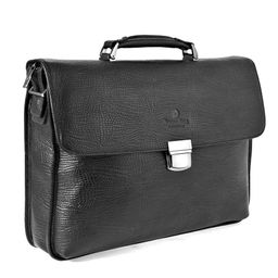 89298-3 black, мужской кожаный портфель Barcelo Biagi