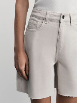 Джинсовые шорты А-силуэта / Zarina  фото 6